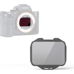 Kase Clip-in ND8 ND0.9 3 Stops Filter,Built-in Camera ND Filter Optical Glass for Sony Alpha Camera A7/A7II/A7III/A7R/A7RII/A7RIII/A7RIV/A7S/A7SII/A7SIII/A9/A9II/FX3