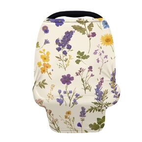 Baby Car Seat Covers Breathable Car Seat Canopies,Cute Corgi Pattern Nursing Covers Stretchy Breastfeeding Scarf for Newborns,Baby,Girls,Boys,Black