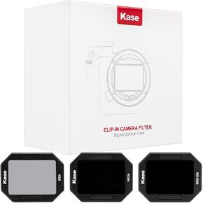 Kase Clip-in Neutral Density Filters Kit ND8 ND64 ND1000 Filters for Sony a6000, a6100, a6400, a6500, a6600, a6700, zv-e10