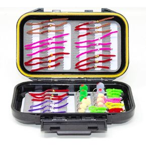 Outdoor Planet 12 / 24Pack All-Time Favorites Dry Fly, Wet Fly and Nymph Fly Lure Assotment for Trout Fly Fishing