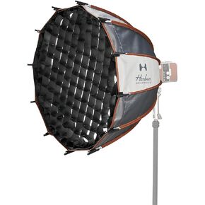Quick Release Circular Softbox, 24", 60 cm, Compact and Collapsable, Bowens Mount Compatible, Professional Quality Photography and Video Lighting