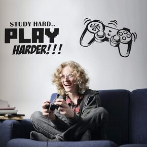 Gamer Wall Decals-Video Gamer Wall Decor Peel & Stick Game for Nursery Kids Room, Game Stickers Boy Room Decorations for Bedroom 12