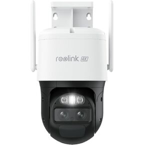 REOLINK TrackMix LTE - كاميرا أمان خلوية 4G في الهواء الطلق، لا حاجة إلى WiFi، كاميرا 4K PTZ مع تتبع تلقائي، تكبير هجين 6X، تعمل بالطاقة الشمسية اللاسلكية، رؤية ليلية ملونة مع ضوء كشاف، اكتشاف الذكاء الاصطناعي