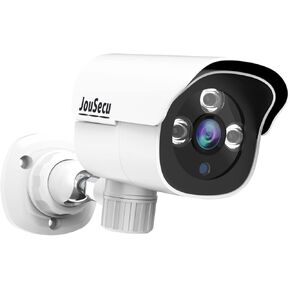 5MP PoE Camera Waterproof Outdoor Indoor Replacement Bullet Security Cameras, Only Compatible with Jousecu PoE NVR Security System(Model:N2441/N2440/N2482)