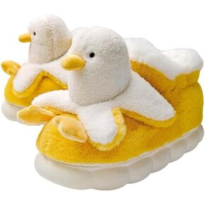 Women Plush Fruit Slippers Funny Cozy Furry3D full coverage Cute Banana Kawaii Fuzzy Indoor Winter Bedroom Shoes Gifts