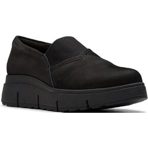 Clarks Women's Loriini West Wedge Heel Slip On Loafer