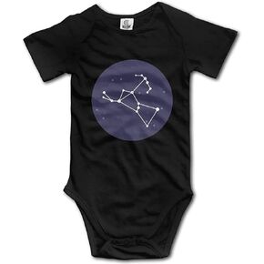 Orion Constellation Baby Bodysuit Short Sleeve Jumpsuit Rompers 0-6 Month Black