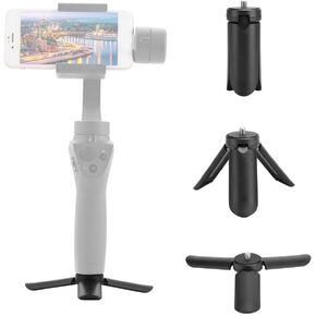 Mini Desktop Tripod,Portable Tabletop Stand Compact Tripod Non-Slip Handle Grip Holder Stabilizer Photography Accessory with 1/4 inch Screw Universal for Smartphone Action Camera(Black)