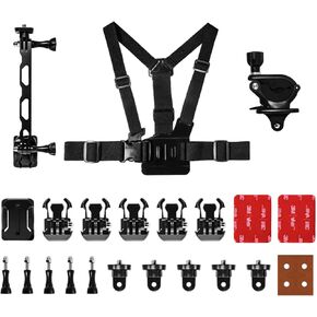 Action Camera Snow Bundle -Complete Snow Kit for Insta360 X4/X3/X2/X | for Insta360 ACE/ACE PRO/ONE R/RS/GO 3//3S/GO 2, DJI OSMO Action 4/3/2 and GoPro 12/11/10/9/MAX (Snow Bundle only)