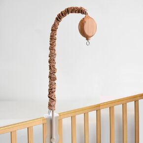 Baby Mobile arm with Music Box Motor， Crib Mobile arm with mobiles Motor Spinner.26 Inch Wooden Crib Mobile arm for Crib Nursery Mobile arm. Nursery Mobile Attachment,Mobile arm for Crib