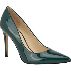 Nine West Women's Fresh Pump, Green Patent 314, 7.5