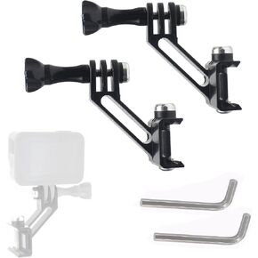 2PC Vertical Gun Rail Mount for GoPro, 20mm Picatinny Rail Mount Adapter Compatible with Action Camera in Saudi Arabia