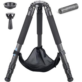 Carbon Fiber Tripod Heavy Duty Bowl Tripod ARTCISE AS88C Camera Tripod Ultra Stable Carbon Tripod with 75mm Bowl and Adapter 10 Layers Carbon Fiber 36mm Leg Tube Max Load 77Lbs/35kg(Small Size AS90C)