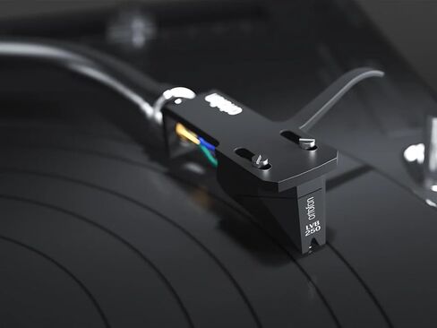 Ortofon 2M Mono Premounted - 2M Mono Pickup Mounted on SH-4 Black Headshell | Easy Mount on S-shaped Tone Arms | White/Black in Kuwait