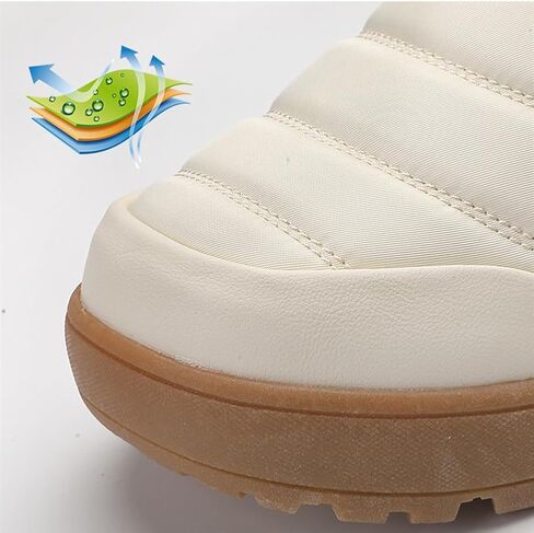 UIKGITP Womens Winter Snow Boots Outdoor Anti Slip Ankle Booties Water Repellency Fur Lined Warm Platform Stylish Fuzzy Youth Women Booties in Saudi Arabia