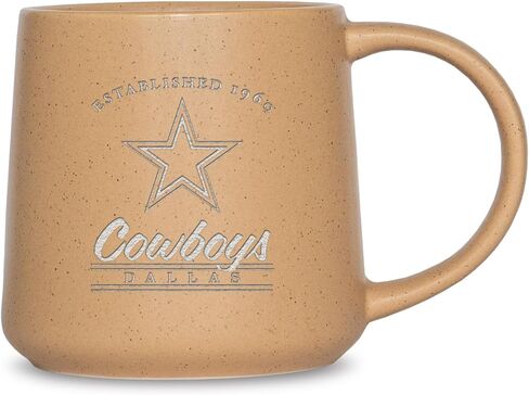 Rico Industries NFL Football Indianapolis Colts Sand 16oz Ceramic Taper Mug in Saudi Arabia
