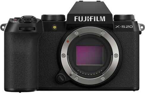 هيكل كاميرا Fujifilm X-S20 احترافية رقمية مدمجة بدون مرآة، أسود، حزمة مع عدسة سيجما 18-50 مم f/2.8 DC المعاصرة Fuji X + بطاقة ذاكرة 64 جيجابايت + حامل ثلاثي القوائم + مجموعة تنظيف + ملحقات in Saudi Arabia