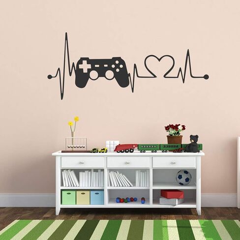 Gamer Wall Decals-Video Gamer Wall Decor Peel & Stick Game for Nursery Kids Room, Game Stickers Boy Room Decorations for Bedroom 12 in Saudi Arabia