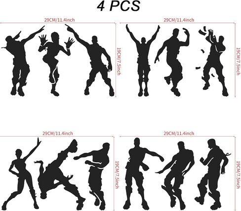 Gamer Wall Decals-Video Gamer Wall Decor Peel & Stick Game for Nursery Kids Room, Game Stickers Boy Room Decorations for Bedroom 12 in Saudi Arabia