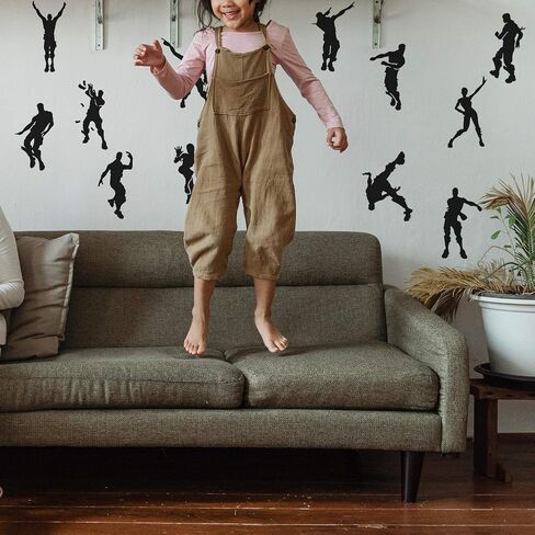 Gamer Wall Decals-Video Gamer Wall Decor Peel & Stick Game for Nursery Kids Room, Game Stickers Boy Room Decorations for Bedroom 12 in Saudi Arabia