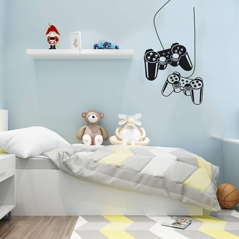 Gamer Wall Decals-Video Gamer Wall Decor Peel & Stick Game for Nursery Kids Room, Game Stickers Boy Room Decorations for Bedroom 12 in Saudi Arabia