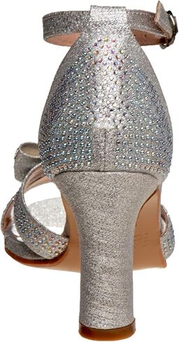 Josmo Girls Open Toe Ankle T Straps - High Heels Block Chunky Sandals (Big Kids - Adults) in Saudi Arabia