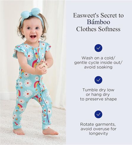 Baby Girl Bamboo Viscose Ruffle Romper Zipper Jumpsuit, Footless, Cap Sleeve Infant Clothes in Kuwait