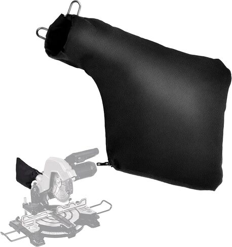 Dust Bag for Miter Saw 255 Model, Adjustable Bracket Size Dust Collector Bags with Zipper (2) in Saudi Arabia
