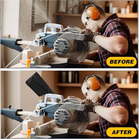 Dust Bag for Miter Saw 255 Model, Adjustable Bracket Size Dust Collector Bags with Zipper (2) in Saudi Arabia