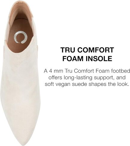 Journee Womens Elitta Tru Comfort Foam Pull On Stiletto Booties in Kuwait