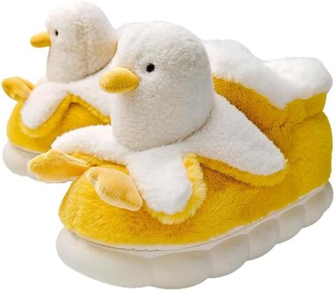 Women Plush Fruit Slippers Funny Cozy Furry3D full coverage Cute Banana Kawaii Fuzzy Indoor Winter Bedroom Shoes Gifts in Saudi Arabia