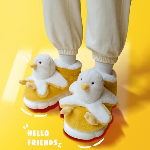 Women Plush Fruit Slippers Funny Cozy Furry3D full coverage Cute Banana Kawaii Fuzzy Indoor Winter Bedroom Shoes Gifts in Saudi Arabia