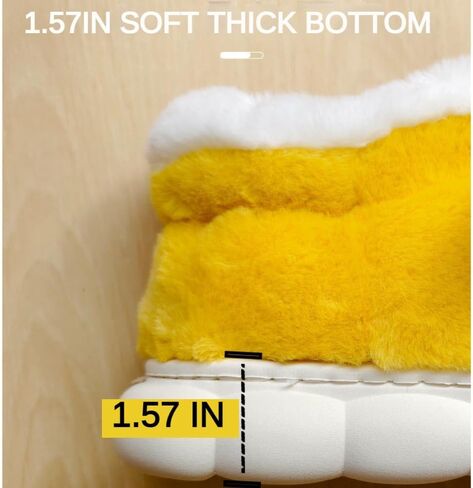 Women Plush Fruit Slippers Funny Cozy Furry3D full coverage Cute Banana Kawaii Fuzzy Indoor Winter Bedroom Shoes Gifts in Saudi Arabia
