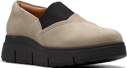 Clarks Women's Loriini West Wedge Heel Slip On Loafer in Kuwait