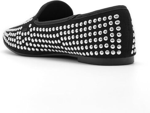 ADAMUMU Rhinestone Flats for Women Sparkly Crystals Ballerina Shoes Crystals Sparkly Mary Jane Flats Round Toe Buckle Strap Design Comfortable and Non Slip Sole Flat for Daily Wear and Work in Kuwait