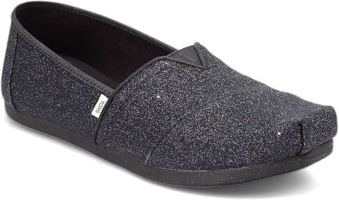 TOMS Womens Alpargata 3.0 Glitter سهل الارتداء كاجوال - أزرق - مقاس 7.5 B in Kuwait