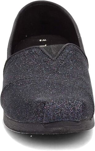 TOMS Womens Alpargata 3.0 Glitter سهل الارتداء كاجوال - أزرق - مقاس 7.5 B in Kuwait
