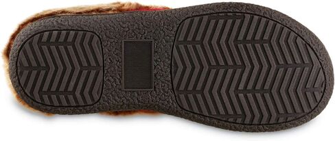 شبشب نسائي من الفرو الصناعي من Isotoner مصنوع من الفرو الصناعي للاستخدام الداخلي/الخارجي (فلفل حار، 8.5-9) in Kuwait