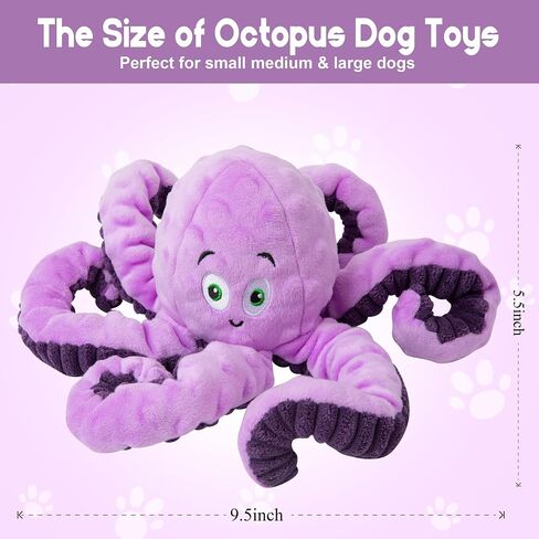 Large Dog Toys for Large Breed, Stuffed Interactive Medium & Small Dog Toys, Squeaky Funny Cute Plush Animals Puppy Toys - Pull Unicorn in Saudi Arabia