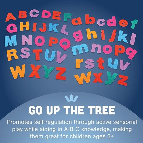 Constructive Playthings Tree and Letters Props for "Chicka Chicka Boom Boom" Children's Book, 10" H Plush Tree with 26 Lowercase and 26 Uppercase Letters for Kids Ages 2+ in Kuwait