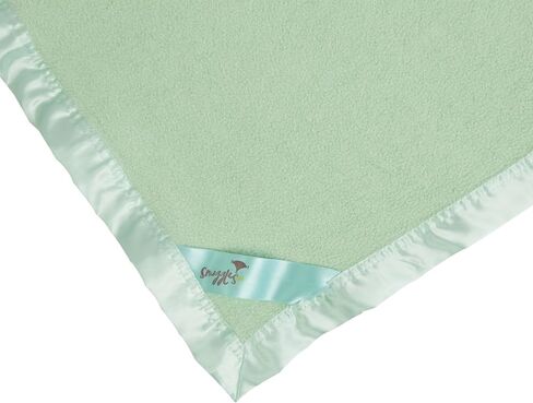 Bamboo Rayon Soft Light Blue Toddler Security Blanket - Thermal Sky Blue Baby Blanket with Satin Edging - Perfect for Naps, Car Carrier, Stroller & Travel - 34 x 47 inches - Newborn Baby Blankie in Kuwait