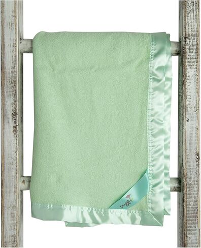 Bamboo Rayon Soft Light Blue Toddler Security Blanket - Thermal Sky Blue Baby Blanket with Satin Edging - Perfect for Naps, Car Carrier, Stroller & Travel - 34 x 47 inches - Newborn Baby Blankie in Kuwait