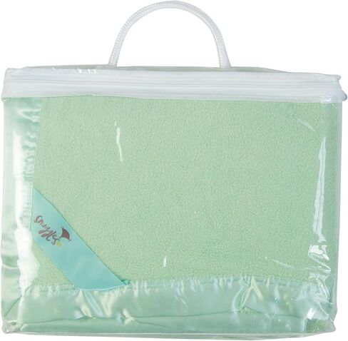 Bamboo Rayon Soft Light Blue Toddler Security Blanket - Thermal Sky Blue Baby Blanket with Satin Edging - Perfect for Naps, Car Carrier, Stroller & Travel - 34 x 47 inches - Newborn Baby Blankie in Kuwait