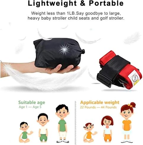 Upgrade Child Airplane Safety Travel Harness for Kids Baby Toddler, Baby Safety Travel Restraints Leash Safety Harness for Aviation Travel Use, Baby Seatbelt with Alloy Buckle in Saudi Arabia