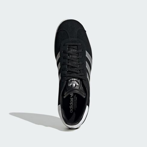 adidas OG Gazelle Women ID7007 (أسود/فضي معدني/F)، مقاس 6.5 in Saudi Arabia