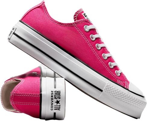 CONVERSE ALL STAR Womens Modern (زهري وردي/أبيض/أسود، نظام مقاسات الأحذية الأمريكية، للبالغين، للنساء، رقمي، متوسط، 7.5) in Kuwait