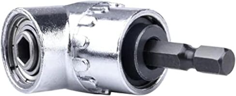 OriGlam مشغل زاوية يمين 105 درجة، ملحق مثقاب مفك كهربائي بزاوية تمديد، حامل مقبس مفك براغي 1/4 بوصة in Kuwait