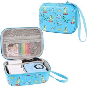 Camera Case Compatible with ESOXOFFORE for Dylanto for ENERHAMP for Cimizi for BOFIDAR Instant Camera,Cute Carrying Camera Case Camera Storage Holder Organizer Bag,Case Only (Pink)