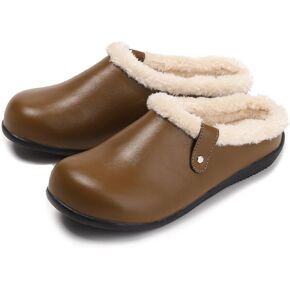 WOJWSKI Women's Slippers Winter Warm Soft Memory Foam House Shoes Slip On Bedroom Slippers for Women Indoor Outdoor