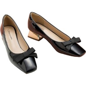 C.Paravano Low Heel Pumps I Women Pumps I Pumps Shoes for Women I Block Heel Pumps I Low Heel Shoes I Dress Shoes